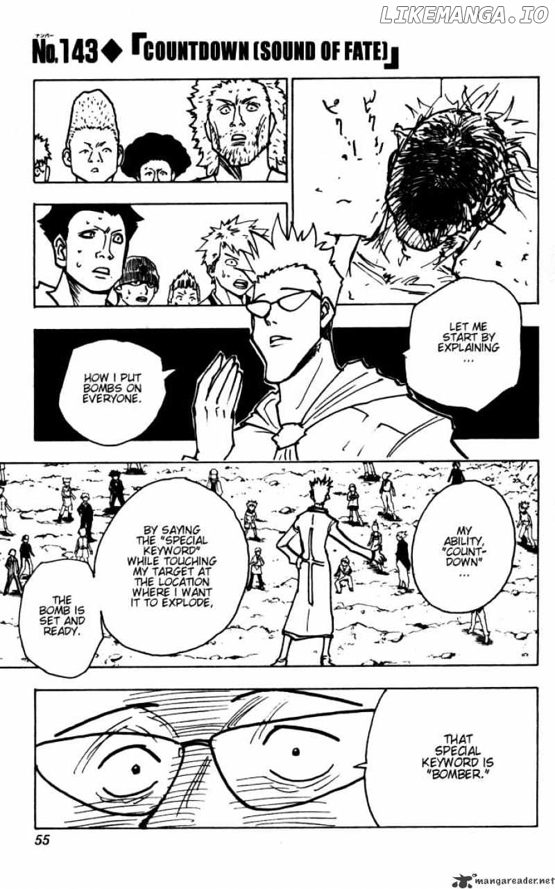 Hunter x Hunter, Chapter 143 image 01
